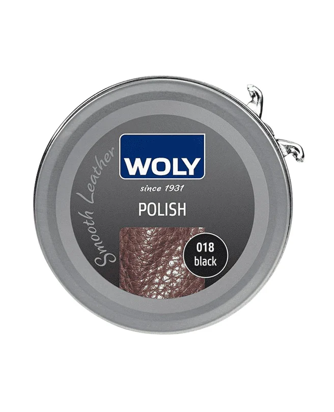 WOLY Leather Polish 50ml - Black